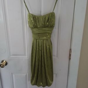 Green prom or homecoming dress